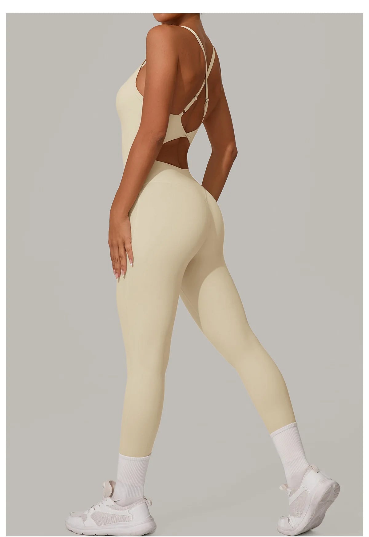 Yoga Set Women Tracksuit Sexy Backless One-piece Suit Female Rompers Quick Dry Yoga Clothing Workout Bodysuits Sports Jumpsuit