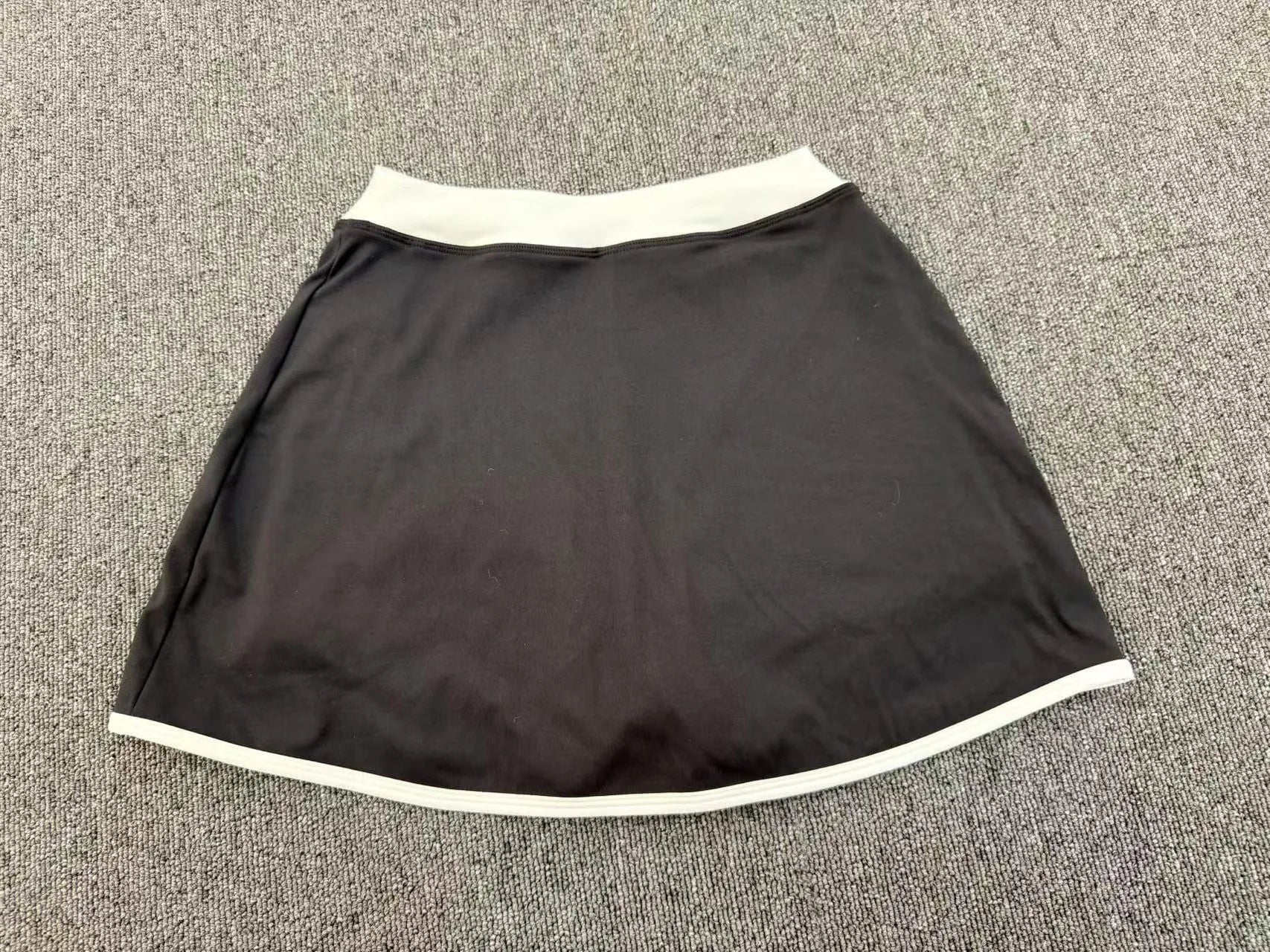 Color Blocking Sports Short Skirt Women's Yoga Short Skirt Tight Fitting Splicing Anti Glare Running Fitness Yoga Tennis Skirt