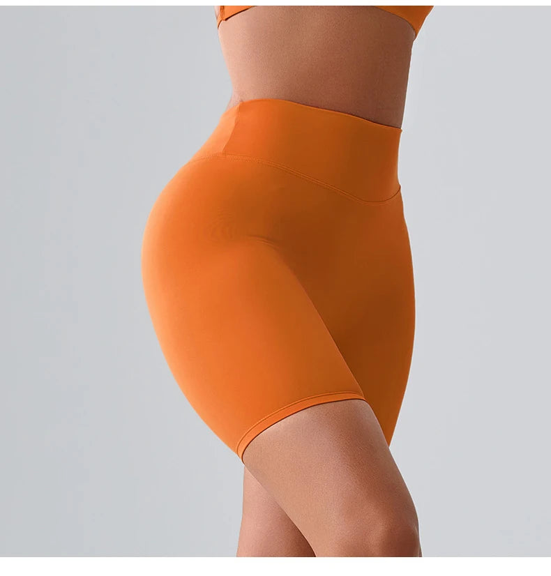 Sports Short Women Yoga Shorts High Waist Breathable Soft Fitness Tight Women Yoga Legging Shorts Cycling Athletic Gym Shorts