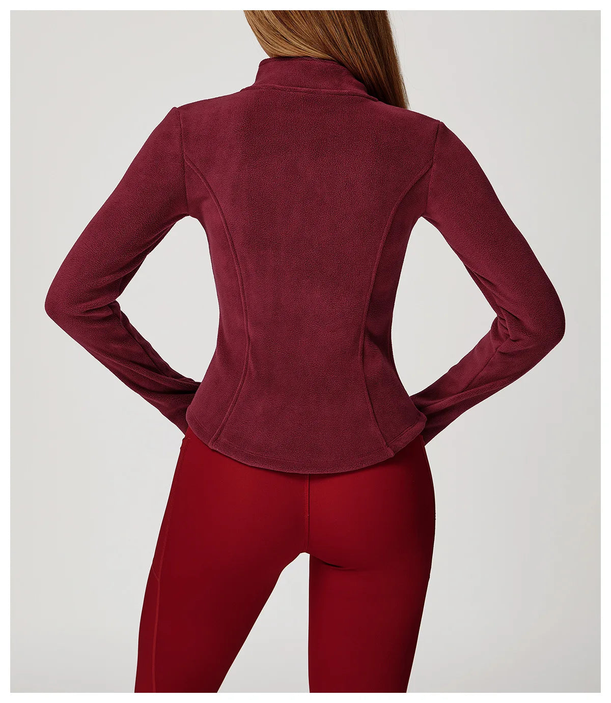 Winter Fleece Jacket for Women Yoga Long Sleeved Lamb Fleece Jacket Fleece Outdoor Top Thickened Warm Jacket for Women Top