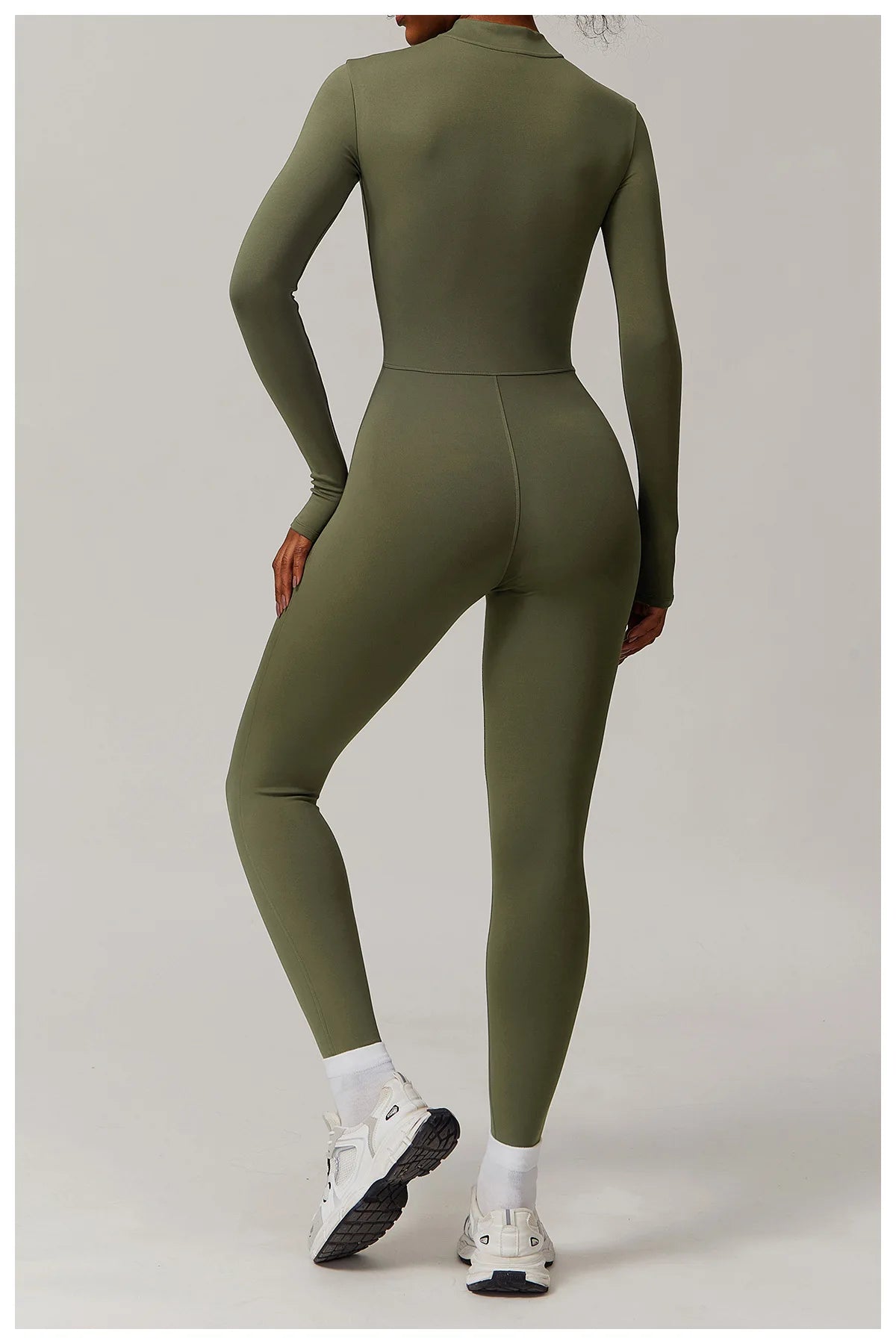 Winter Zipper Workout Jumpsuit Sports Overalls Women Gym Clothing Running Fitness Suit Gym Tracksuit Push Up Sportswear Yoga Set