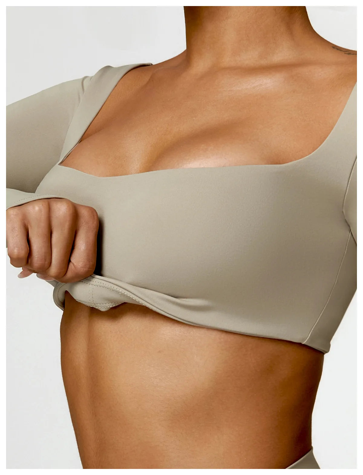 Winter Yoga Long sleeved Women's Outdoor Running Fitness Wear T-shirt Long sleeved Yoga Shirt Gym Push Up Workout Sports Top