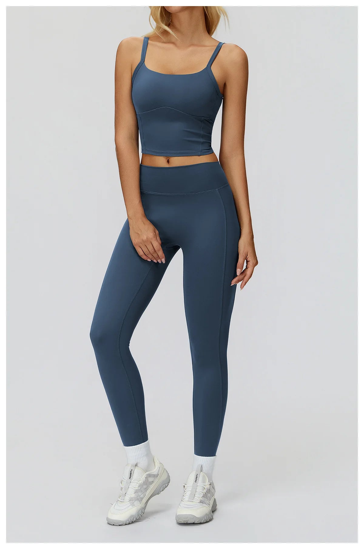 Yoga Suit 2PCS Women Tracksuit Sports Bra High Waist Legging Gym Set Fitness Outfit Running Workout Clothes Push Up Sportswear