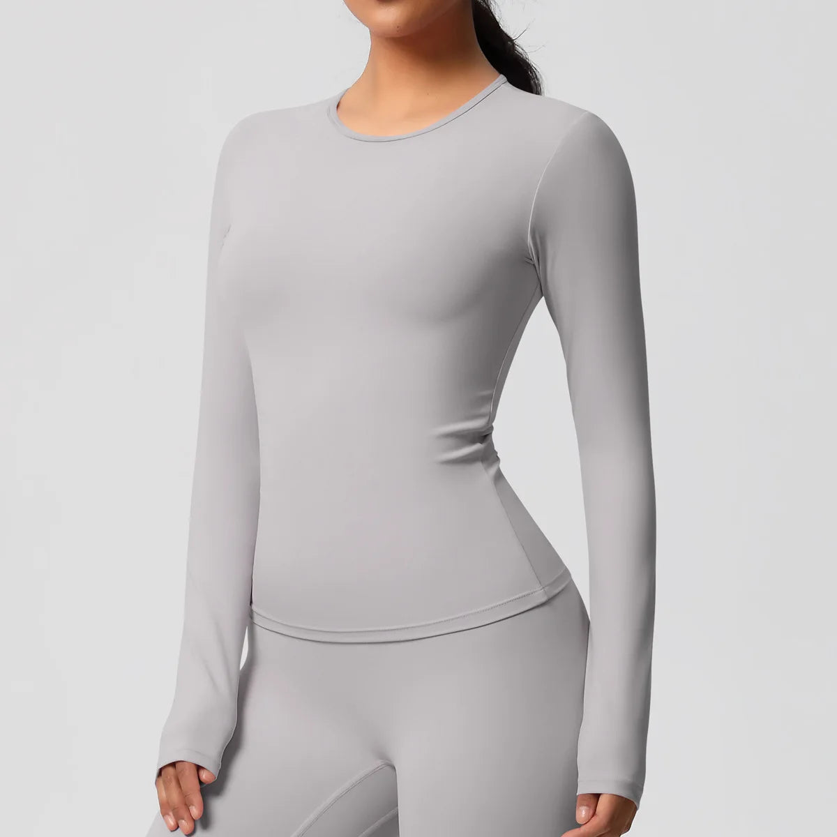 Yoga Shirts For Women Long Sleeve Fitness Running Push Up Gym Clothes Workout Dry Fit Breathable High Elastic Sports Top