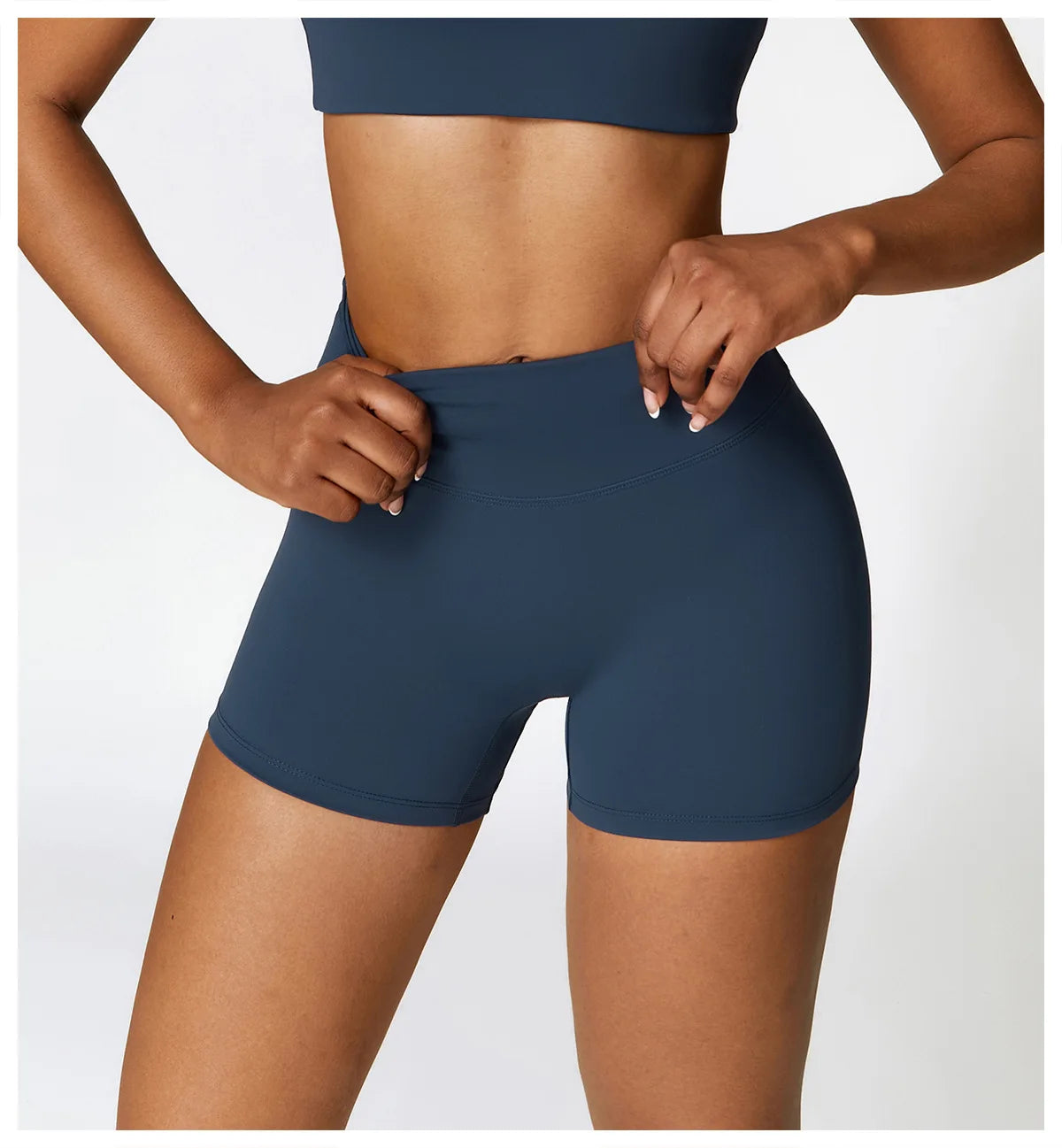 Women Yoga Shorts Fitness Shorts Running Cycling Shorts Breathable Sports Leggings High Waist Summer Workout Gym Push Up Shorts