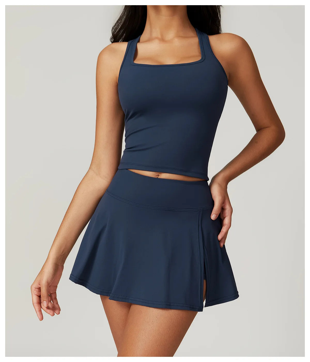 Summer Slim Yoga Shorts Women Short Skirts Ultra Short Mini Skirts Gym Exercise Running Fitness Tennis Anti-Light Sports Skirts