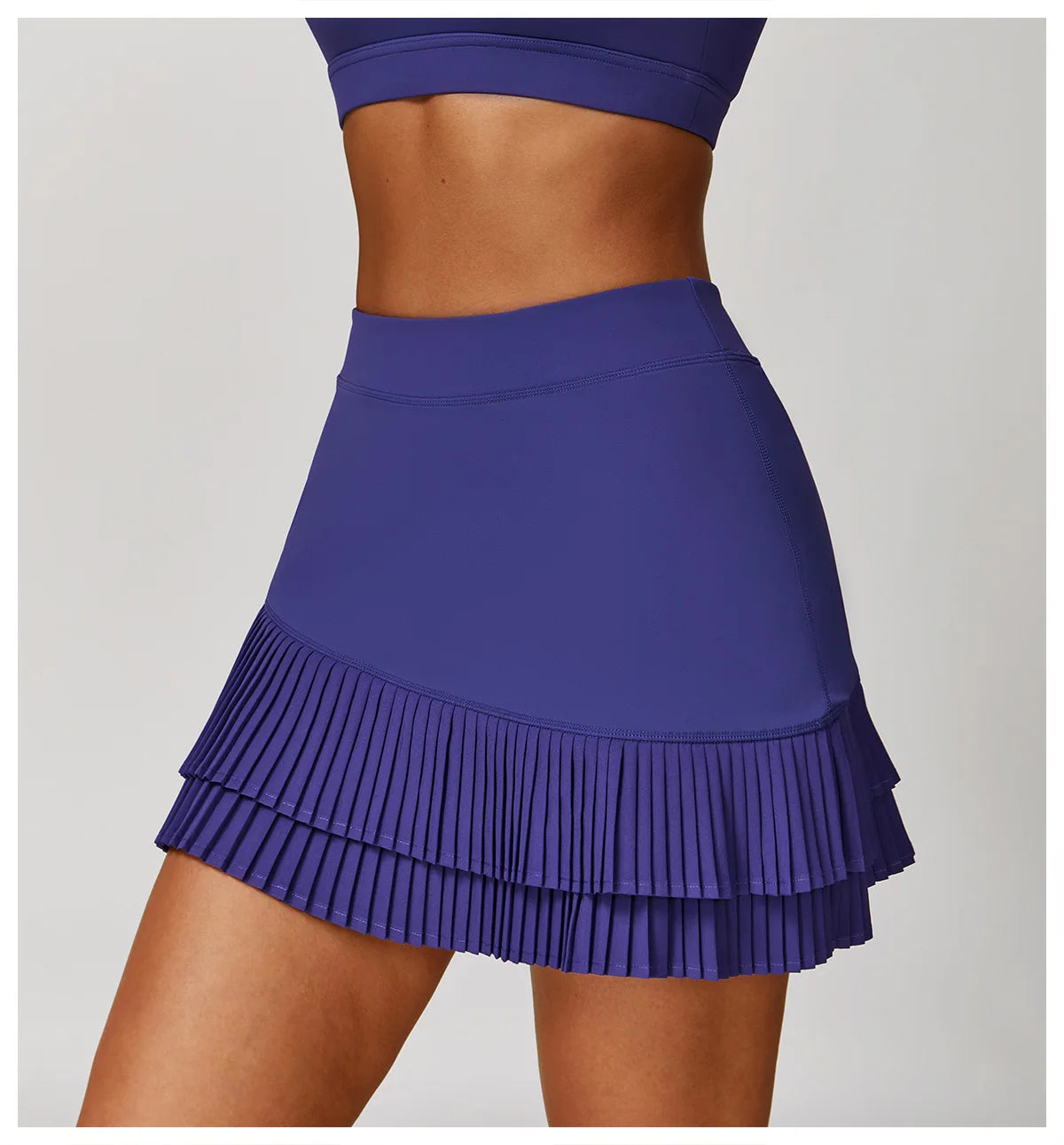 Women's Pleated Sports Skirts Dancing Golf Tennis Skirt for Women Gym Workout Push Up Fitness Shorts High Waist Running Skirts ﻿