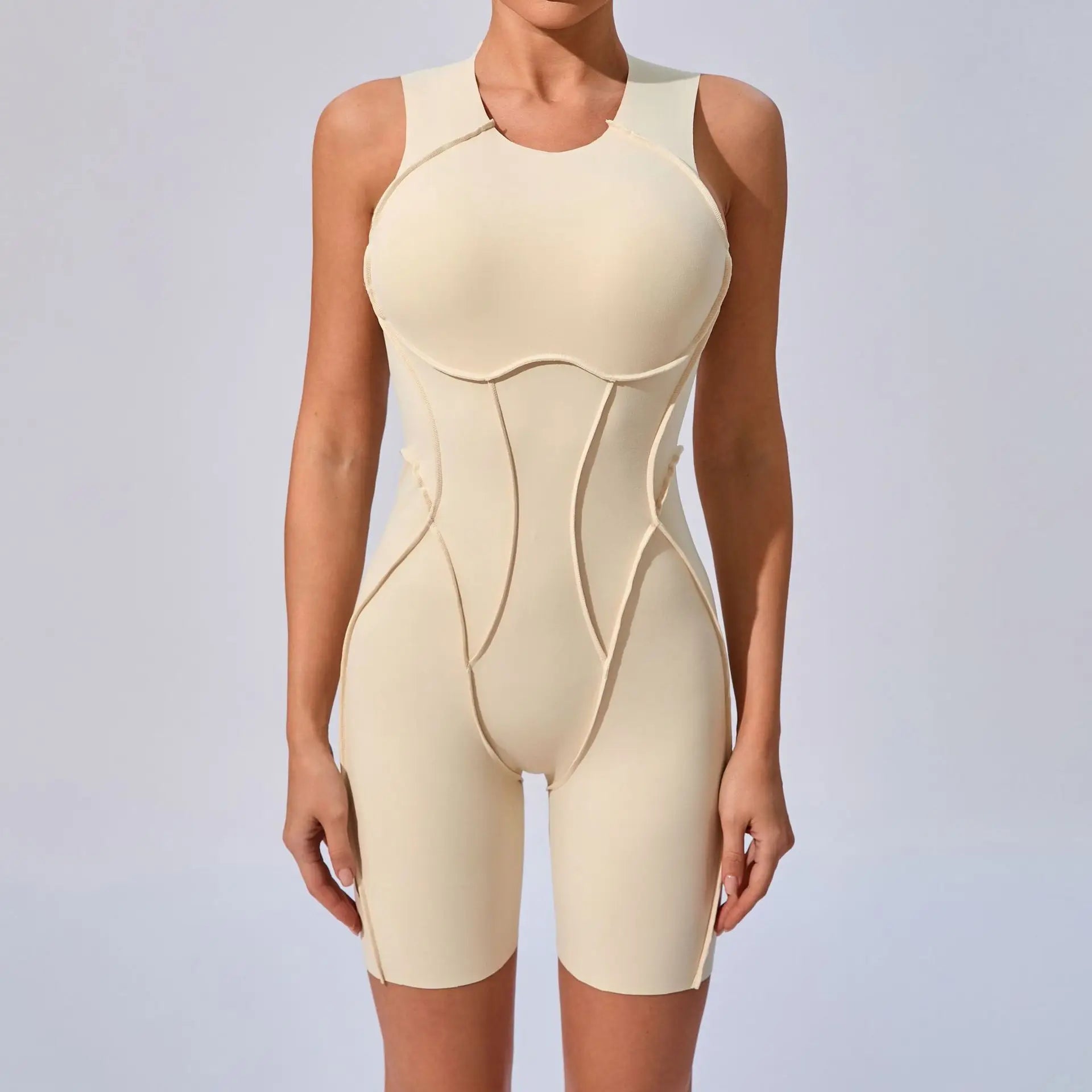 Women Tracksuit Sports Overalls Padding Sporty Jumpsuit Sportswear Woman Gym Set Sleeveless Yoga Clothing Suit for Fitness Set
