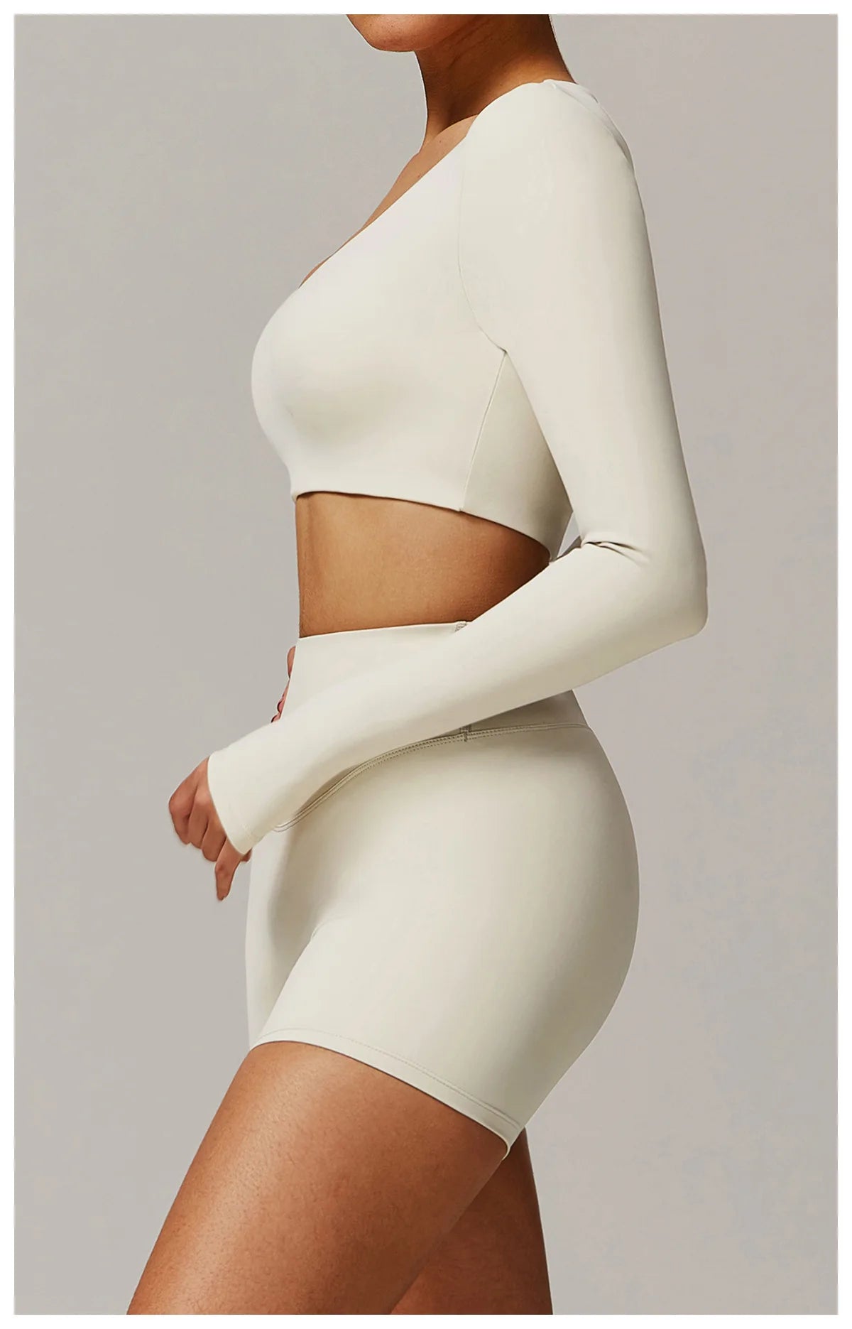 Yoga Shirts For Women Crop Top Long Sleeve Fitness Running Women Gym Clothes Workout Dry Fit Breathable High Elastic Sports Tops