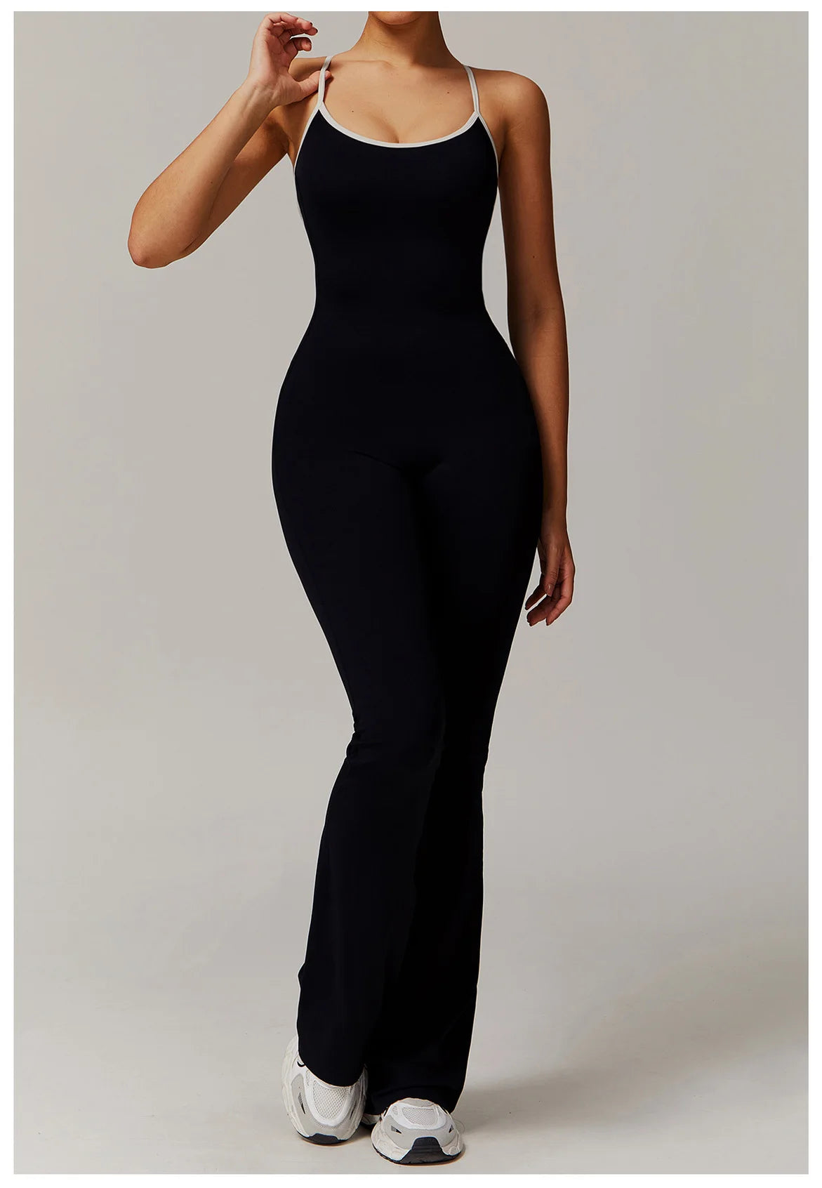 Sexy Back V Jumpsuit Gym Set Women Training Yoga Suit Sportswear Women Sports Jumpsuit Fitness Rompers Stretch Workout Bodysuits