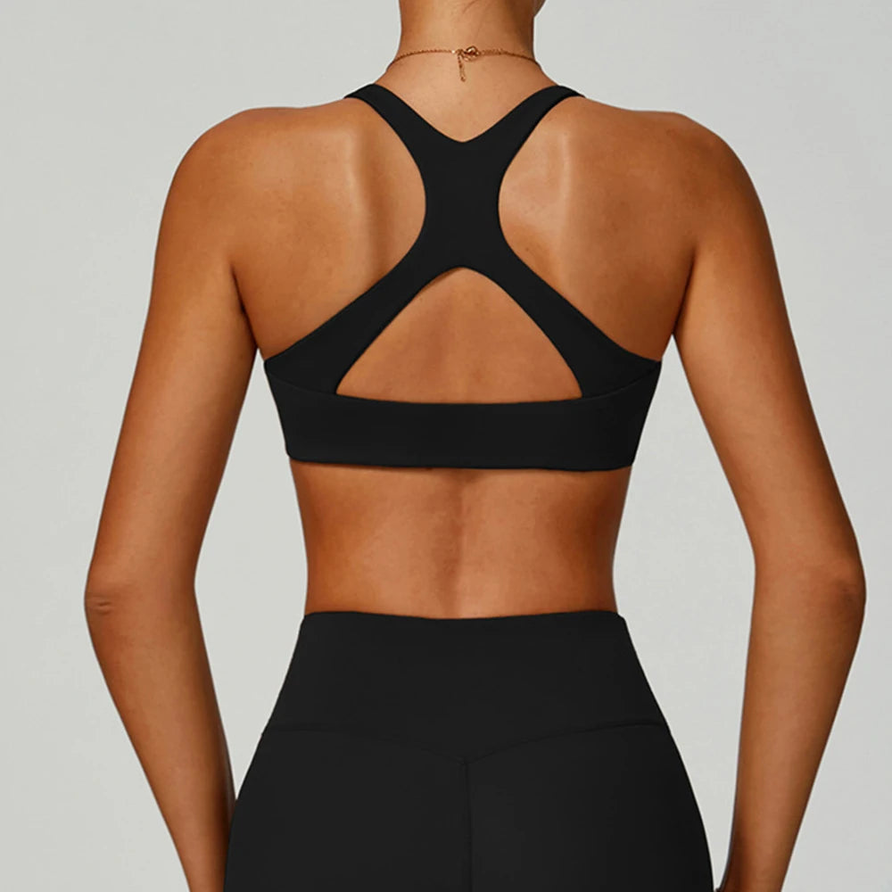 Women Sports Bra High Strength Top Push Up Fitness Yoga Underwear Sport Top Sexy Women Breathable Running Vest Bralette Gym Bra