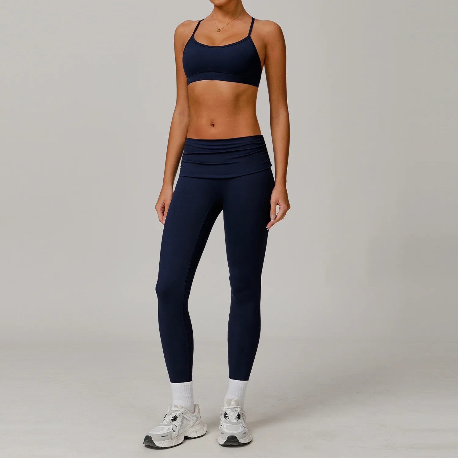 Yoga Clothes 2 Piece Women's Tracksuit Athletic Wear Pilates Fitness Suit Gym Workout Push Up Clothes Sports Bra Leggings Suit