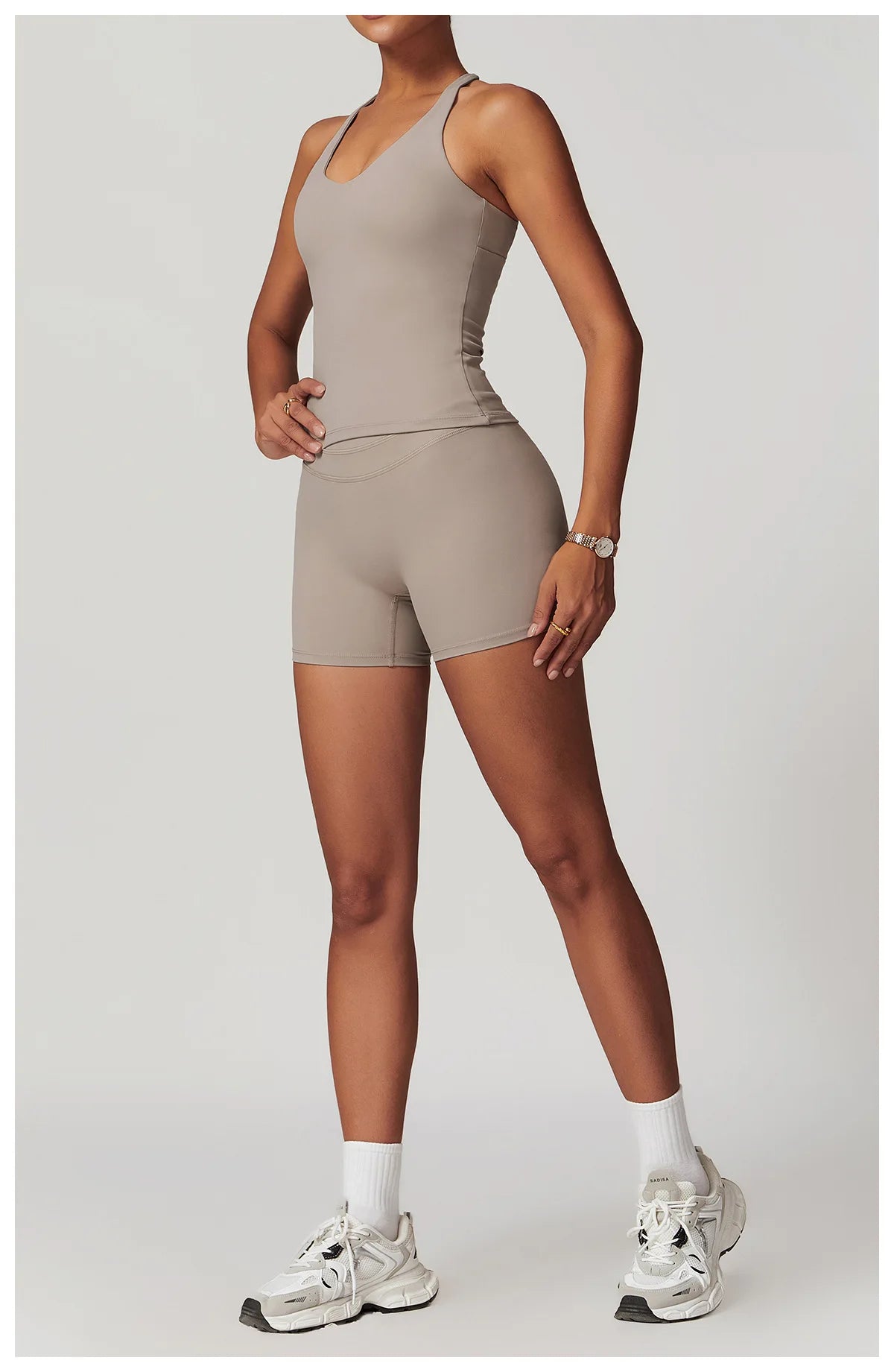 Yoga Suit 2PCS Sports Set Women Quick-Drying Gym Set Women Tracksuit Running Workout Short Sleeves Sports Yoga Clothing