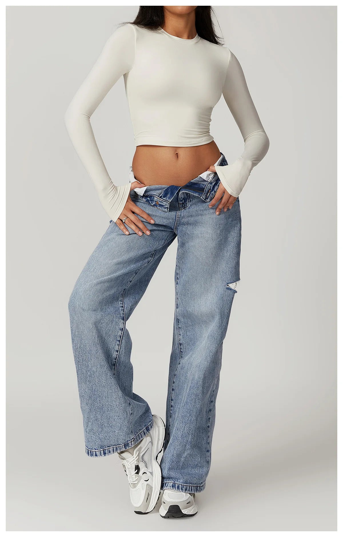 Women Yoga Shirts Crop Top Long Sleeves Shirts for Women Yoga  Long Sleeves Sports Fitness Top Push Up Gym Clothes Workout Tops