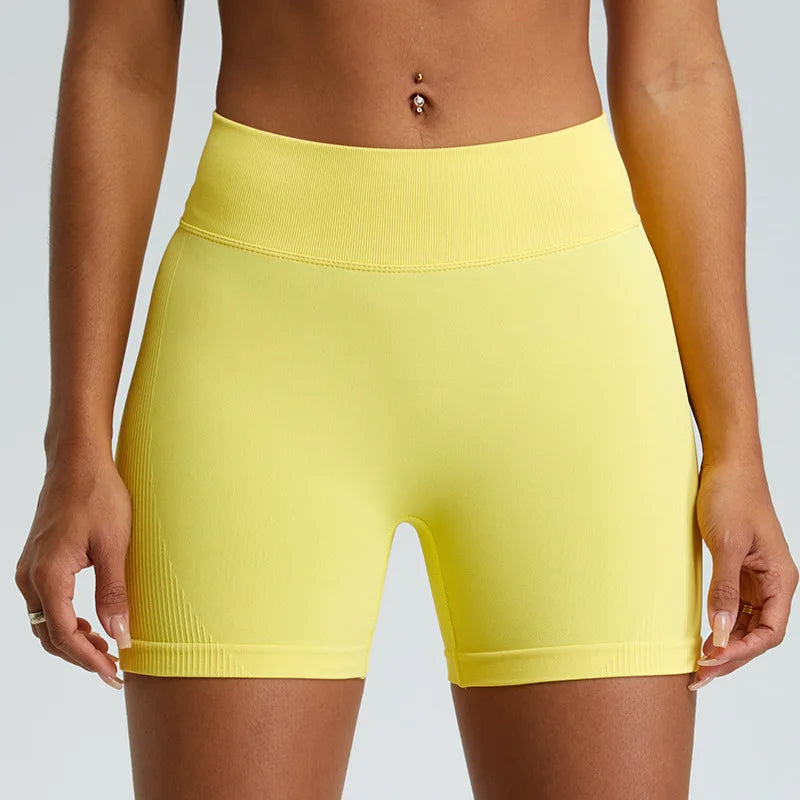 Workout Shorts for Women High Elastic Gym Shorts Seamless Push Up Fitness Sports Shorts Running Women Short Sports Yoga Leggings