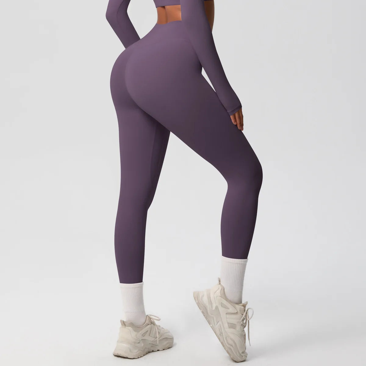 Leggings Female High Elastic Seamless Tights High Waist Butt Lift Sexy Fitness Pants Knit Slim Gym Running Yoga Leggings