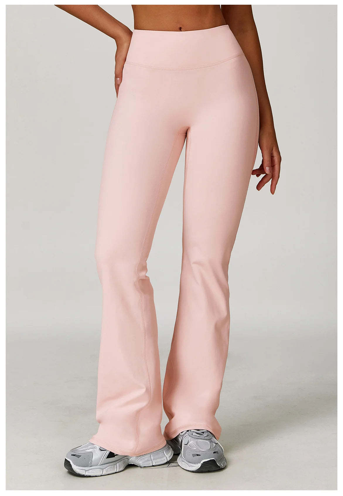 Wide Leg Pants Women Bell-bottoms High Waist Yoga Leggings High Stretchy Butt Lifting Breathable Sports Pants Women Gym Leggings