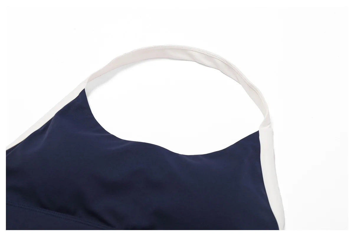 Women's Neck Hanging Back Beauty Yoga Bra Quick Drying Sports Underwear Gym Push Up Workout High-intensity Running Fitness Vest