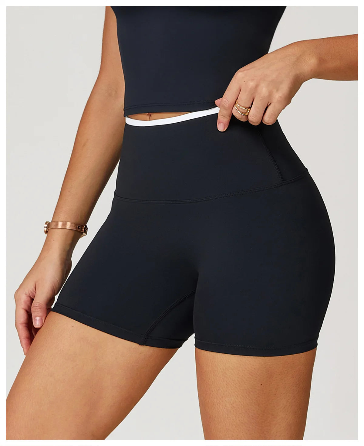 Women Yoga Shorts High Waist Workout Shorts Fitness Impact Shorts Yoga Lift Butt Fitness Ladies Cycling Gym Running Short Pants