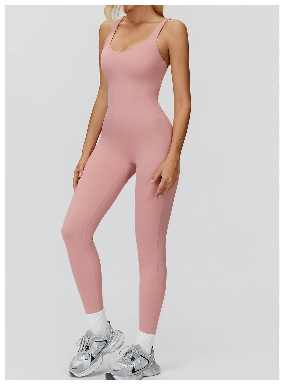 Women's Tracksuit Yoga Set Jumpsuits One Piece Fitness Rompers Sleeveless Sportswear Gym Set Push Up Bodysuits Workout Clothes
