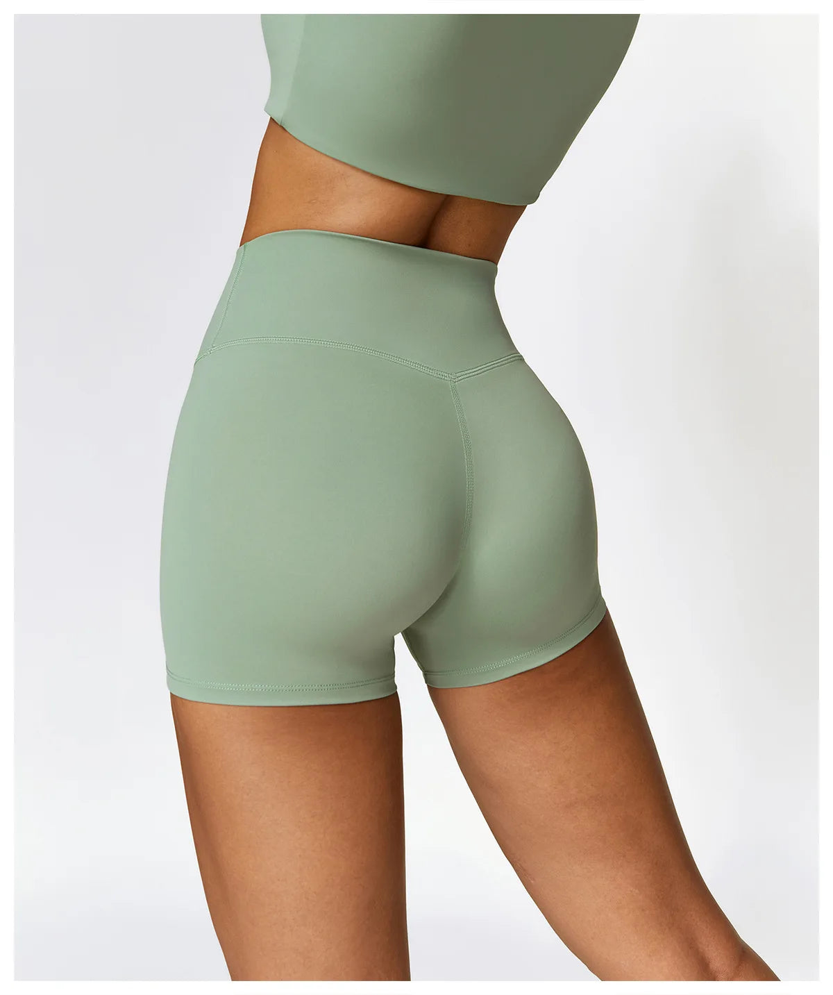 Women Yoga Shorts Fitness Shorts Running Cycling Shorts Breathable Sports Leggings High Waist Summer Workout Gym Push Up Shorts