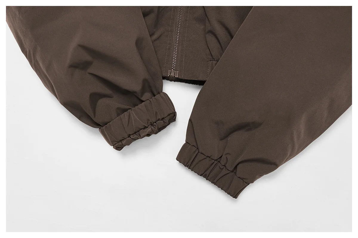 Winter Long Sleeved Loose Jacket Women's Zipper Yoga Long Sleeved Windproof Warm Sports Top Outdoor Hiking and Running Jacket