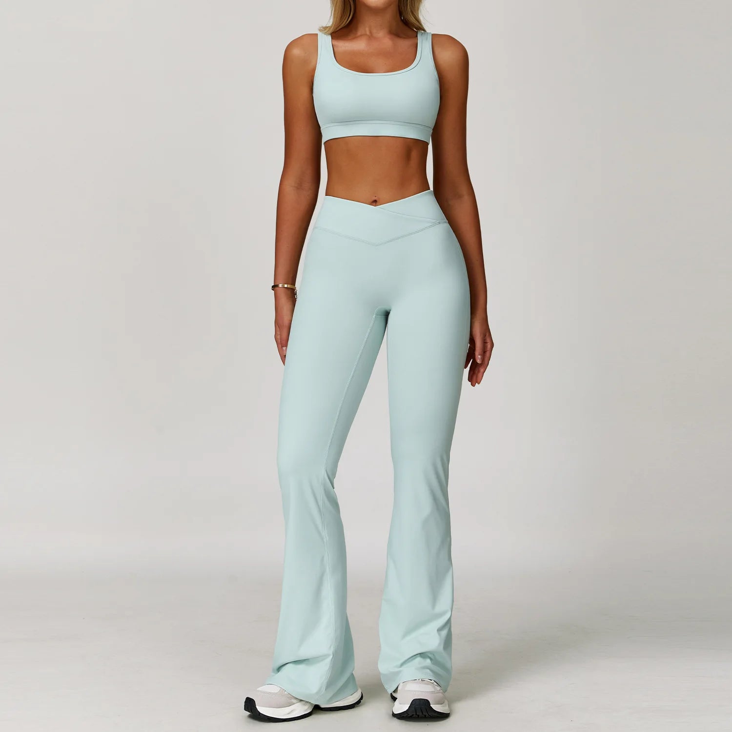 Sportswear Yoga Set 2PCS Gym Clothes Workout Outfits Yoga Suits For Women Tracksuits Fitness Set Sports Bra Running Gym Leggings