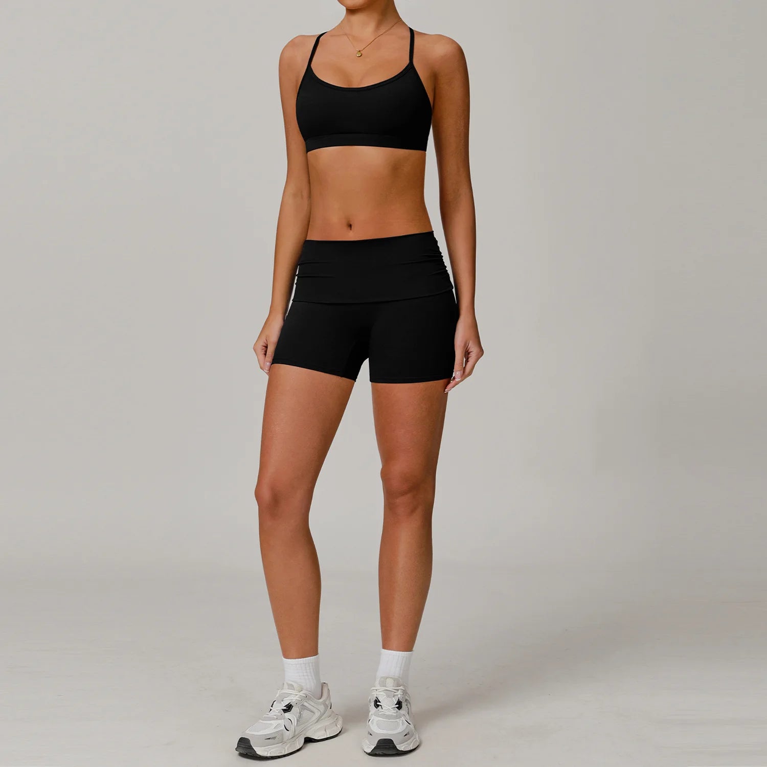 Yoga Clothes 2 Piece Women's Tracksuit Athletic Wear Pilates Fitness Suit Gym Workout Push Up Clothes Sports Bra Leggings Suit