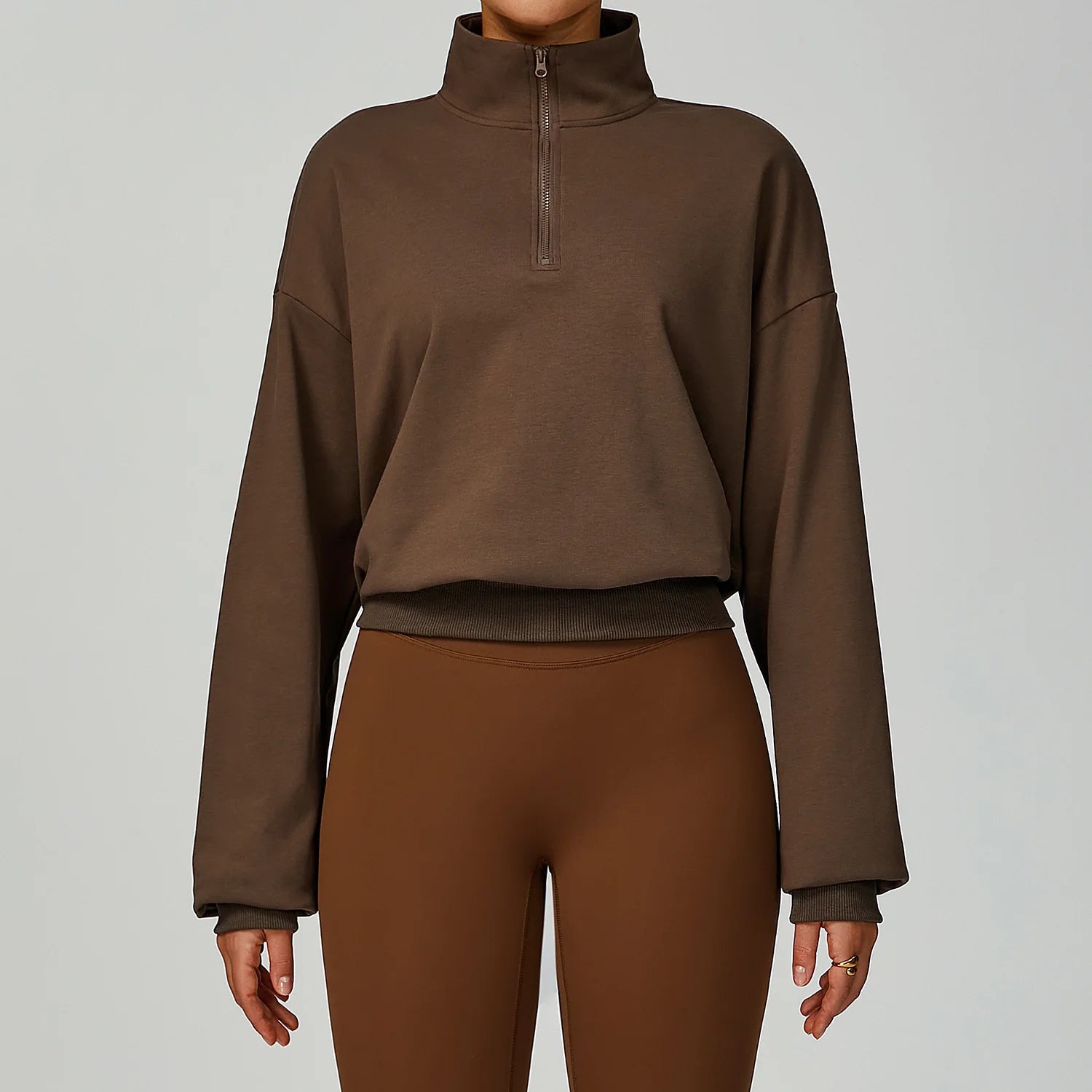 New Winter Zipper Hoodie Women's Long Sleeve Casual Loose Windproof Warm Versatile Hoodie Women's Running and Fitness Sportswear
