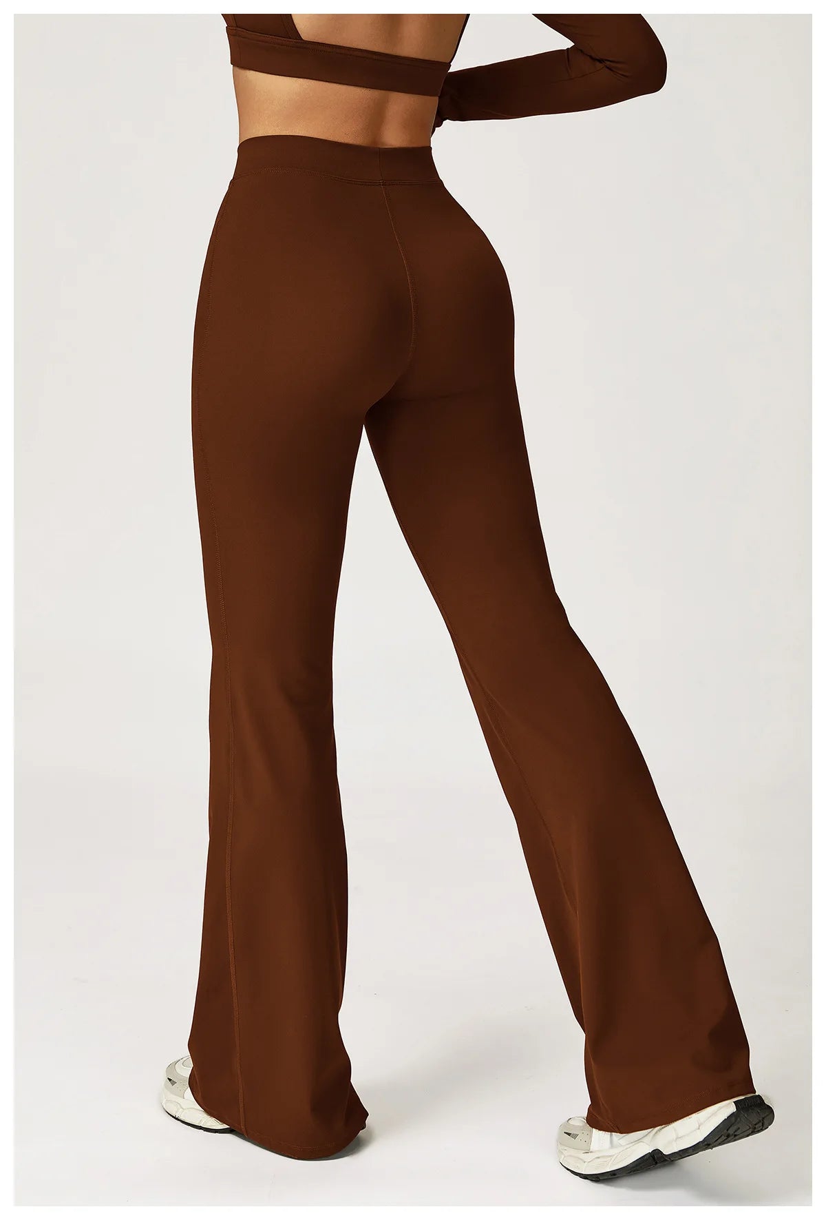 High Waist Flared Leggings Women Gym Fitness Yoga Pants Workout Runing Sport Leggings Women's Control Tummy Yoga Wide Leg Pants