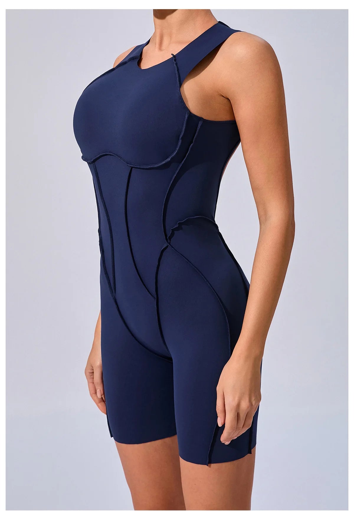 Women Tracksuit Sports Overalls Padding Sporty Jumpsuit Sportswear Woman Gym Set Sleeveless Yoga Clothing Suit for Fitness Set