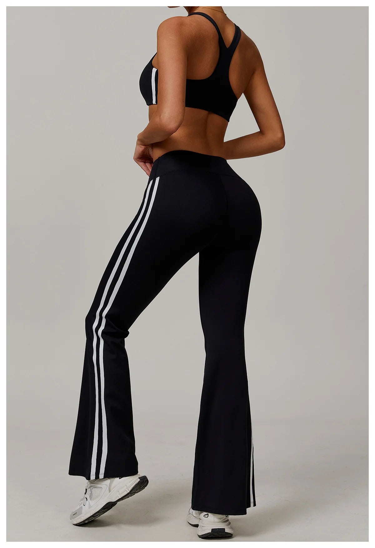 Wide Leg Pants Women Gym Leggings Yoga Pants High Waist Tights Lifting Leggings Pants Women Sports Clothing Fitness Bell-bottoms