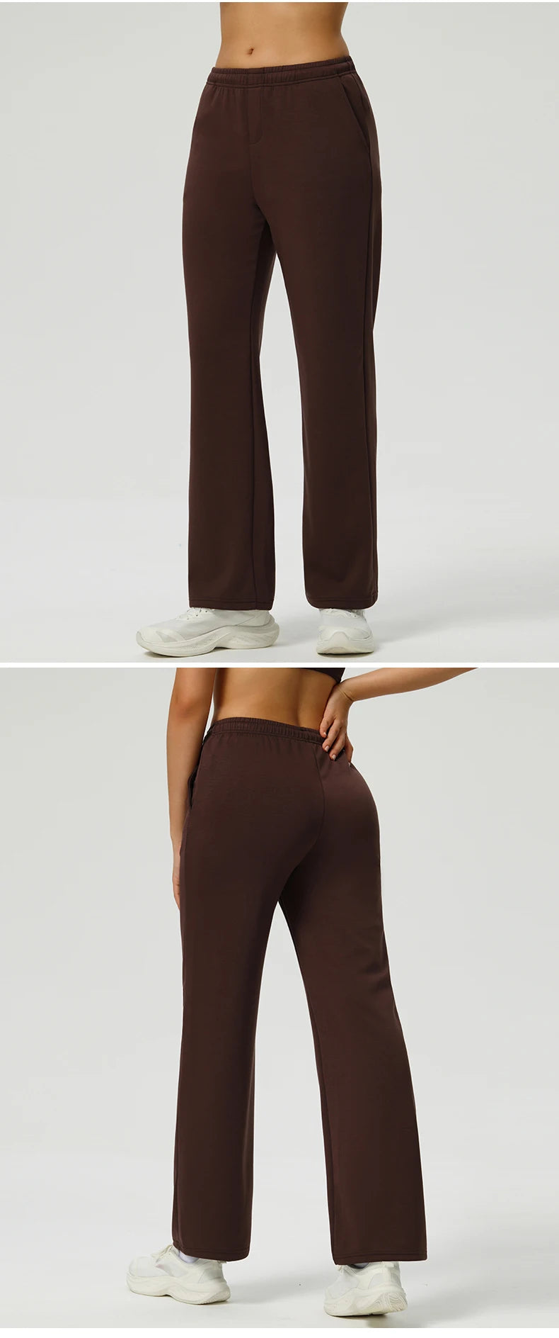 Flare Leggings Women Yoga Pants High Waist Breathable Wide Leg Pants Gym Sports Slim Flared Tight Pants Plus Size Dance Trousers