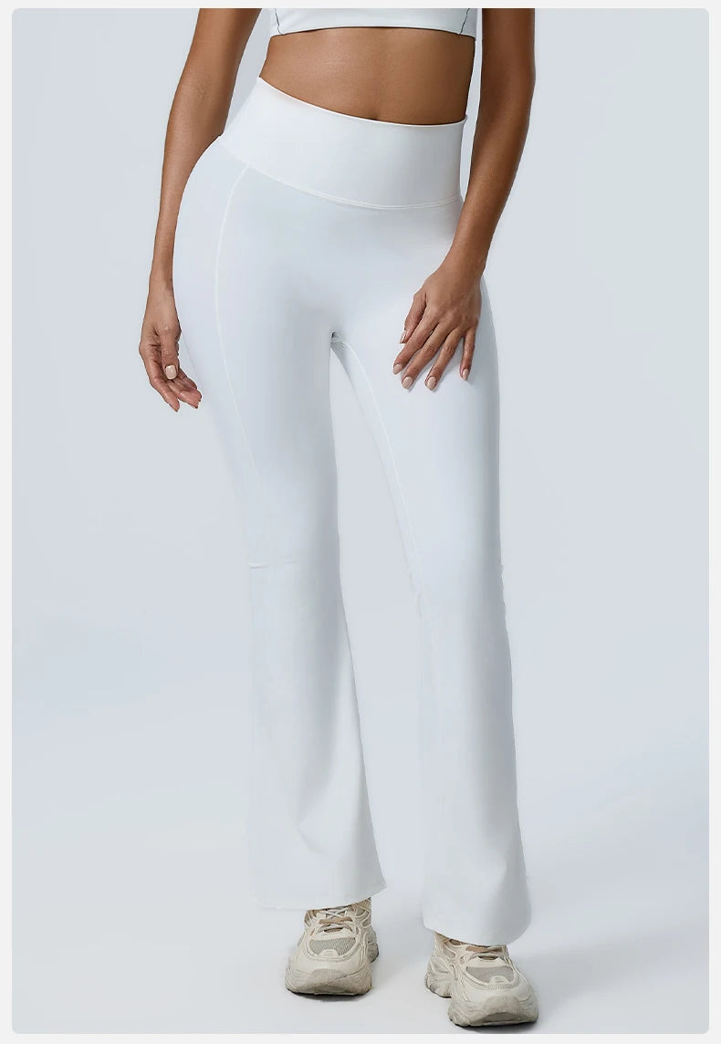 Yoga Leggings Women Yoga Pants Running Bell-bottoms Yoga Tights High Waist Fitness Pants Gym Leggings Sports Wide Leg Pant