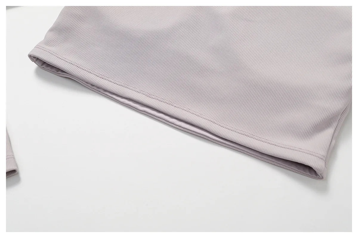 Ribbed Yoga Shirts For Women Long Sleeve Fitness Running Gym Clothes Push Up Workout Dry Fit Breathable High Elastic Sports Top