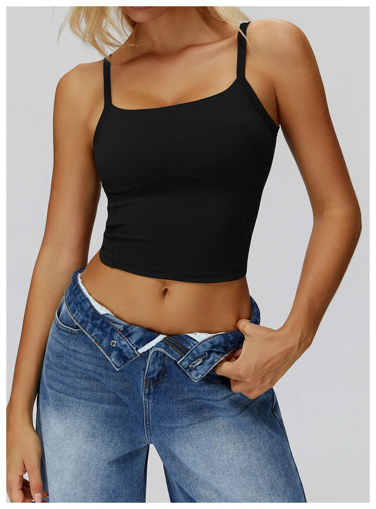 Women Sports Bra Yoga Bra High Support Impact Sports Underwear Running Quick Dry Tank Top Workout Fitness Gym Padded Bralette