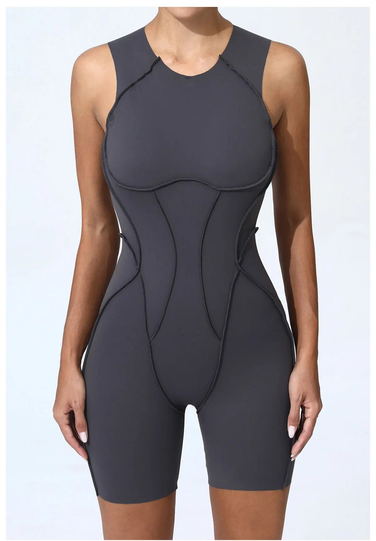 Women Tracksuit Sports Overalls Padding Sporty Jumpsuit Sportswear Woman Gym Set Sleeveless Yoga Clothing Suit for Fitness Set