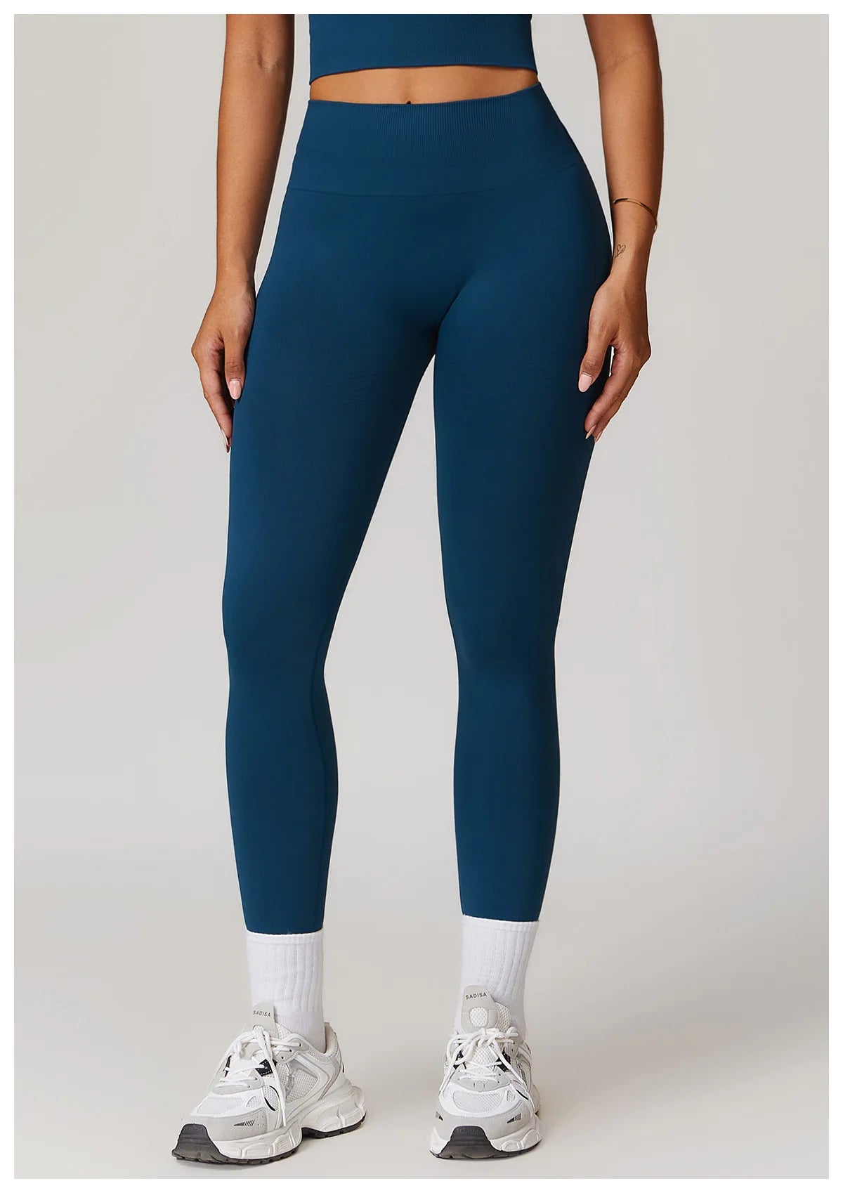 High Waist Seamless Leggings Women Fitness Running Yoga Pants Ribbed Leggings Energy Gym Tights Leggings Casual Workout Leggings