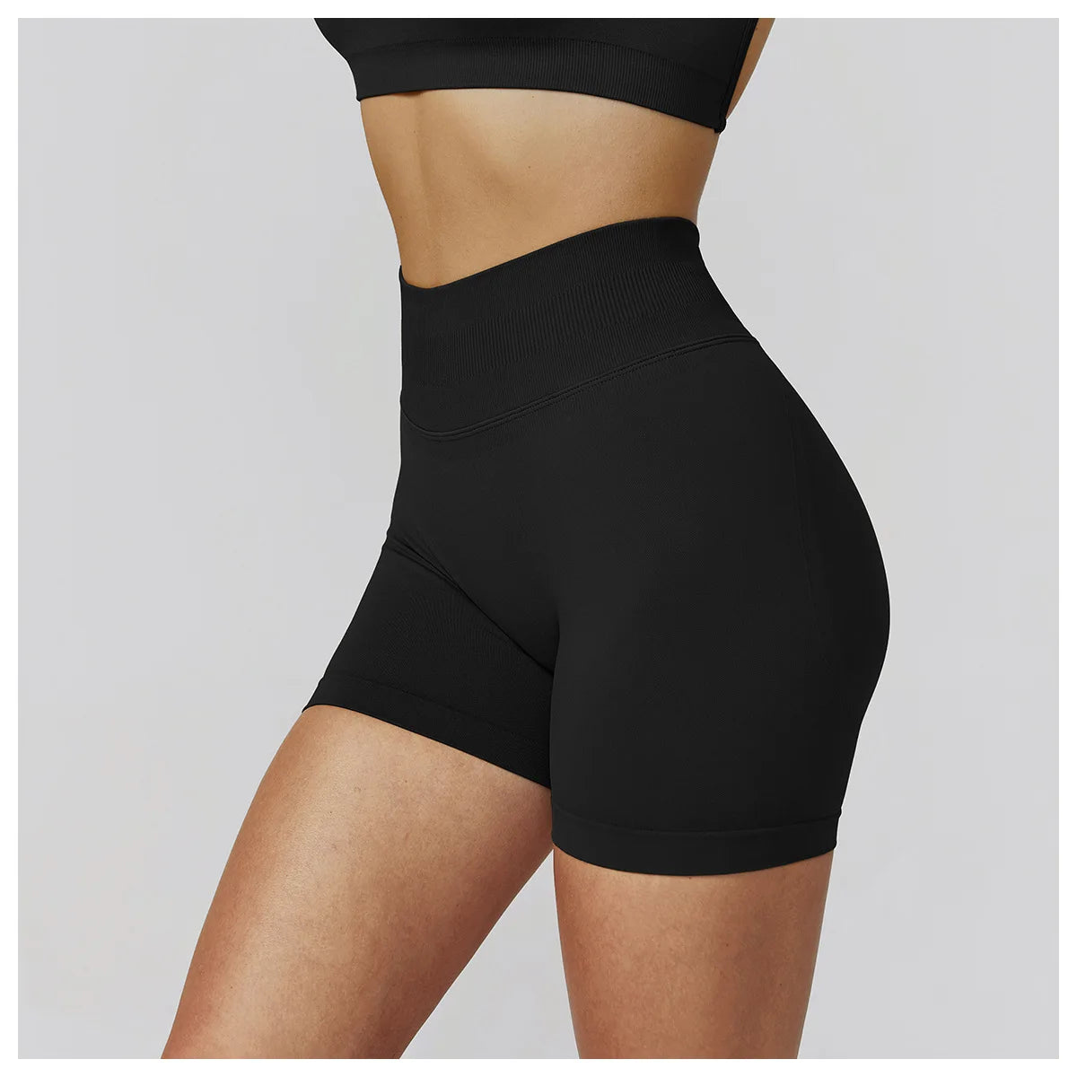 Seamless Running Impact Sports Shorts Women Buttock Lift Gym Leggings Women Cycling Slim Workout Shorts High Waist Yoga Shorts