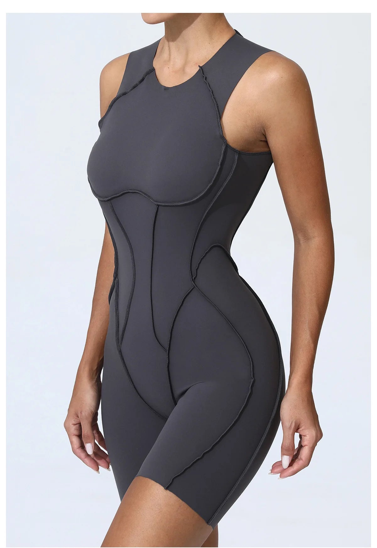 Women Tracksuit Sports Overalls Padding Sporty Jumpsuit Sportswear Woman Gym Set Sleeveless Yoga Clothing Suit for Fitness Set