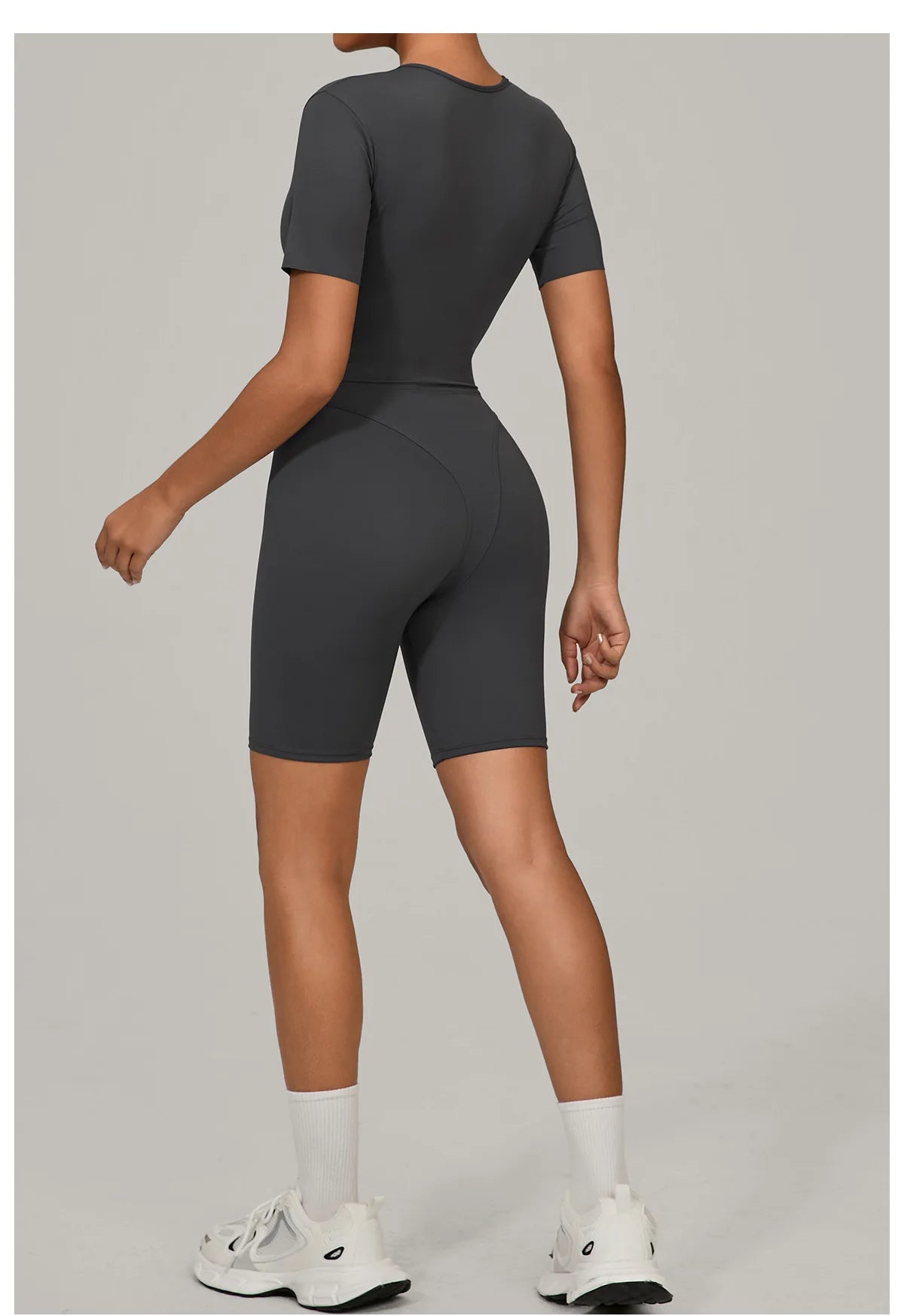 Summer Jumpsuits Short Sleeve Yoga Bodysuit Women Yoga Set Gym Tracksuit Push-up Rompers Workout Clothes Dance Fitness Bodysuit