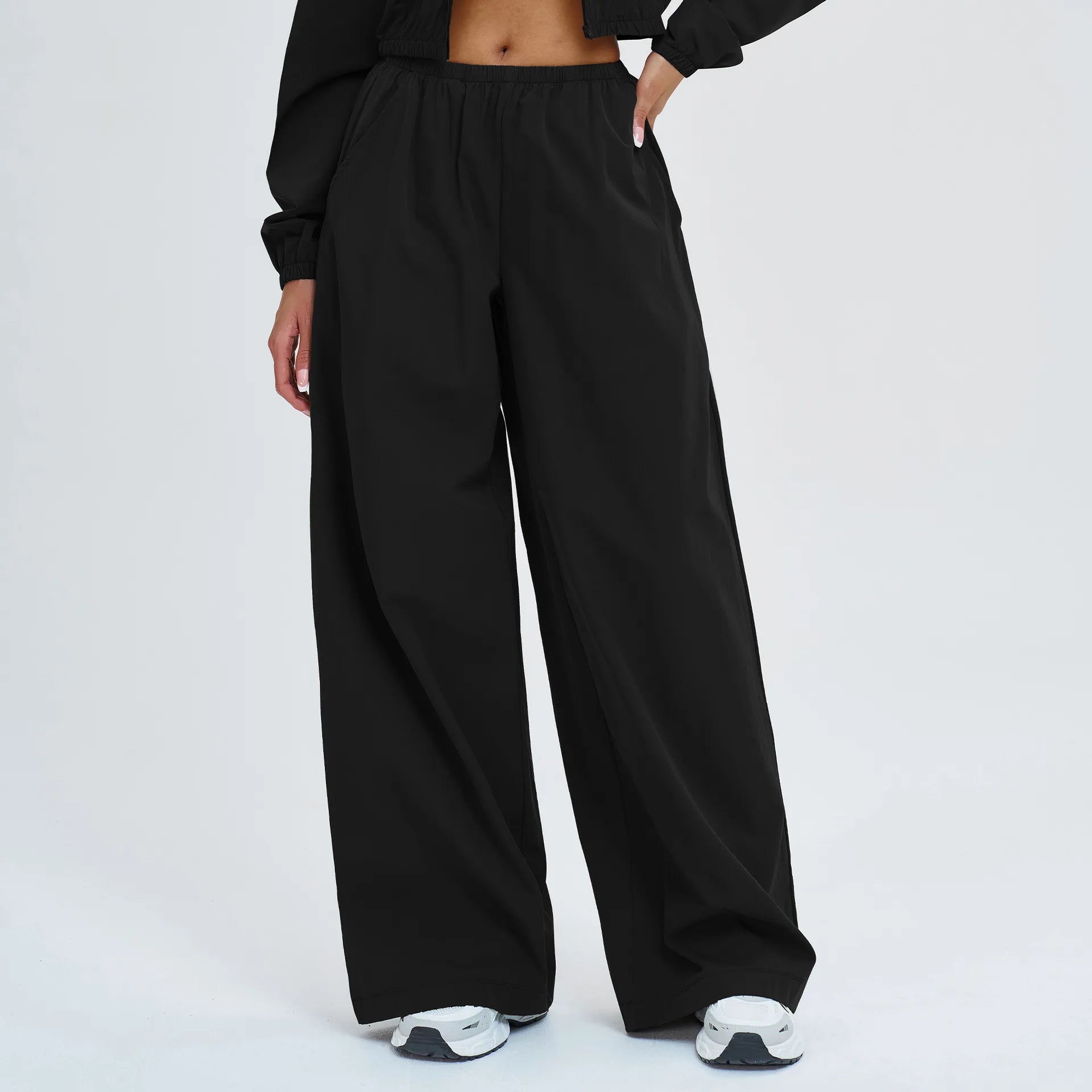 Yoga Pants For Women Sun Protection Sports Pants Loose Wide Leg Pocket Sports Pants Outdoor Cycling Hiking Casual Pants Women