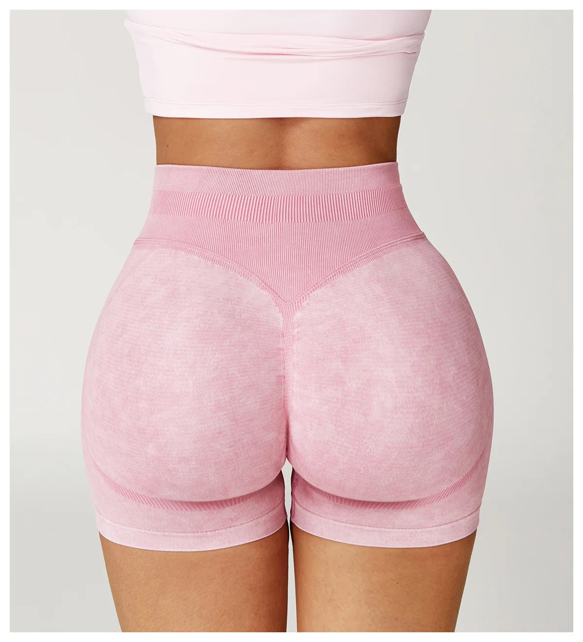 Sand Washed Yoga Shorts Women Yoga Shorts High Waist Workout Shorts Fitness Yoga Lift Butt Fitness Yoga Gym Running Short Pants