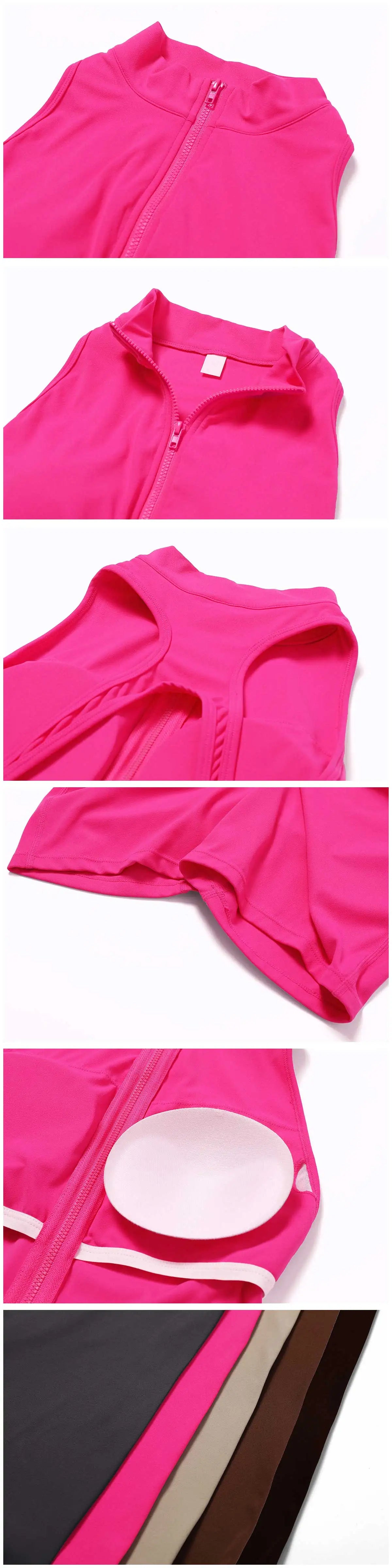 Scrunch Sports Overalls Gym Jumpsuit Women's Fitness Suit Short Sets for Woman Tracksuit Yoga Clothing Zipper Workout Sportswear