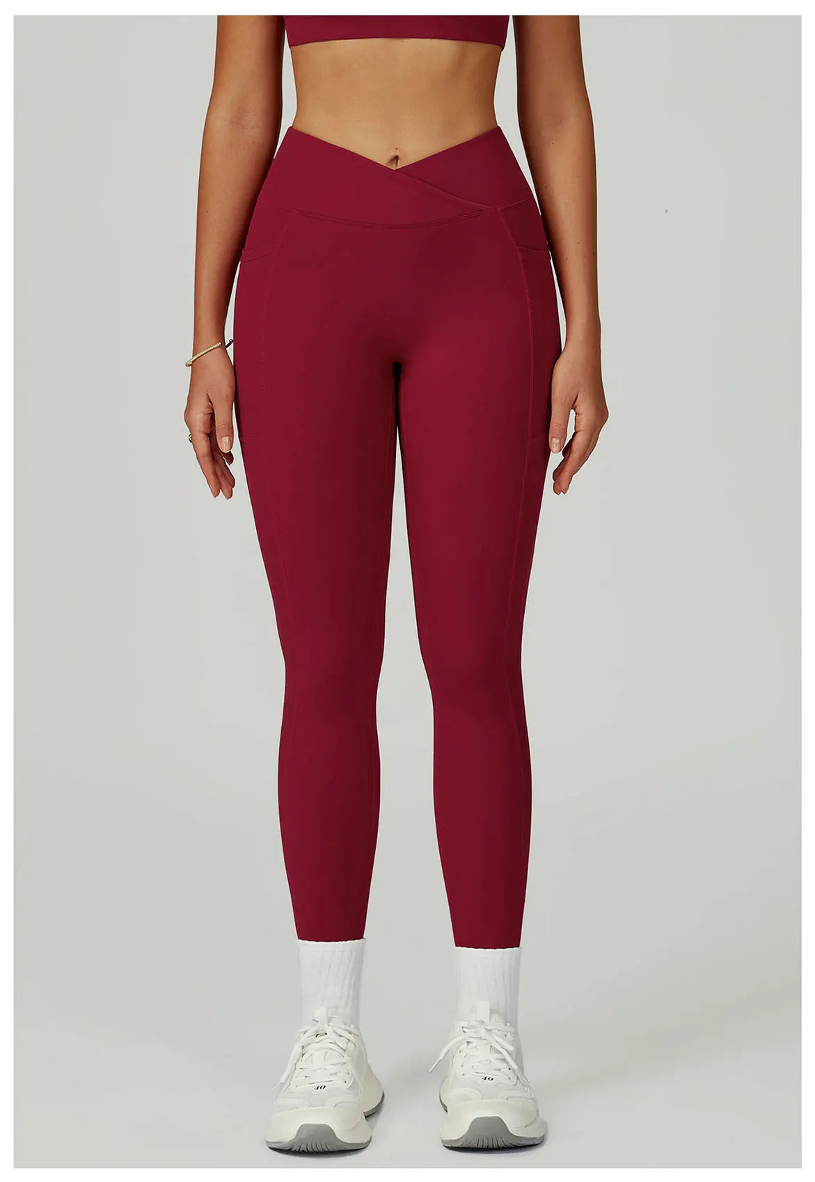 Cross Waist Head Gym Leggings Women Yoga Pants Sexy High Waist Booty Lifting Leggings Pants Women Sports Clothing Fitness Wear