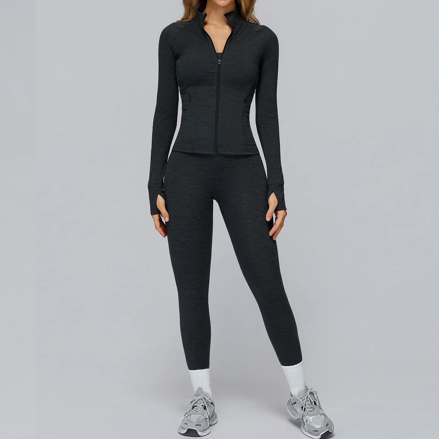 Yoga Suit 2/3PCS Sports Set Gym Set Women Tracksuit Running Workout Clothes Long Sleeve Sports Bra Athletic Wear Yoga Clothing