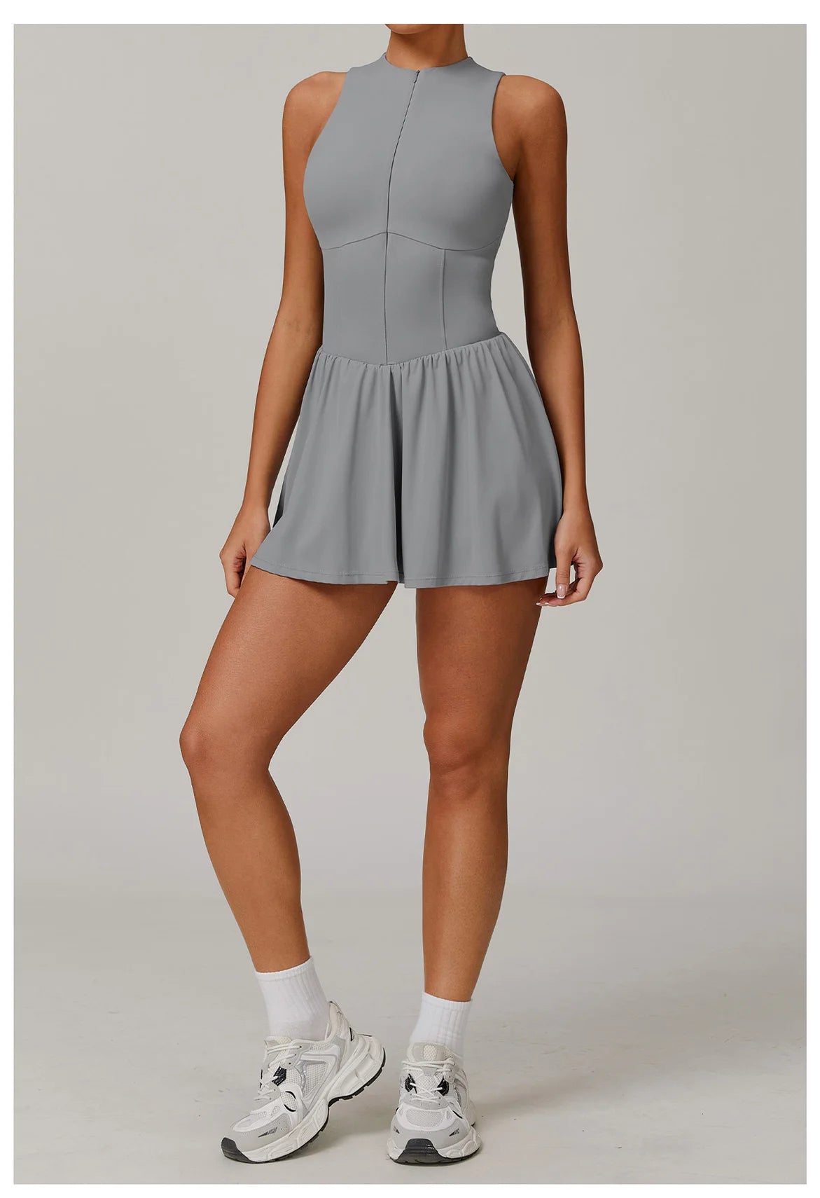 Yoga Boilersuit Women Tracksuit Yoga Set Zipper Jumpsuits One Piece Fitness Rompers Sleeveless Sportswear Gym Set Workout Clothe
