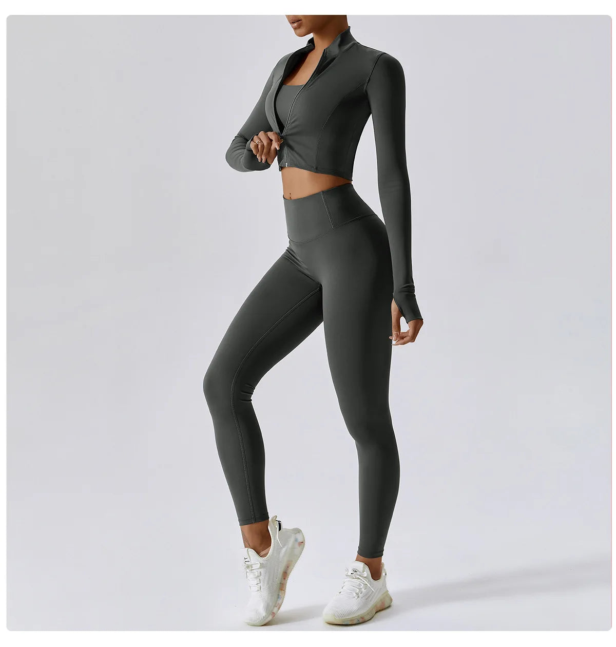 2/3PCS Yoga Set Gym Clothes Sportswear Yoga Suits For Women Tracksuit Fitness Set Tracksuits Sports Bra Gym Leggings Yoga Top