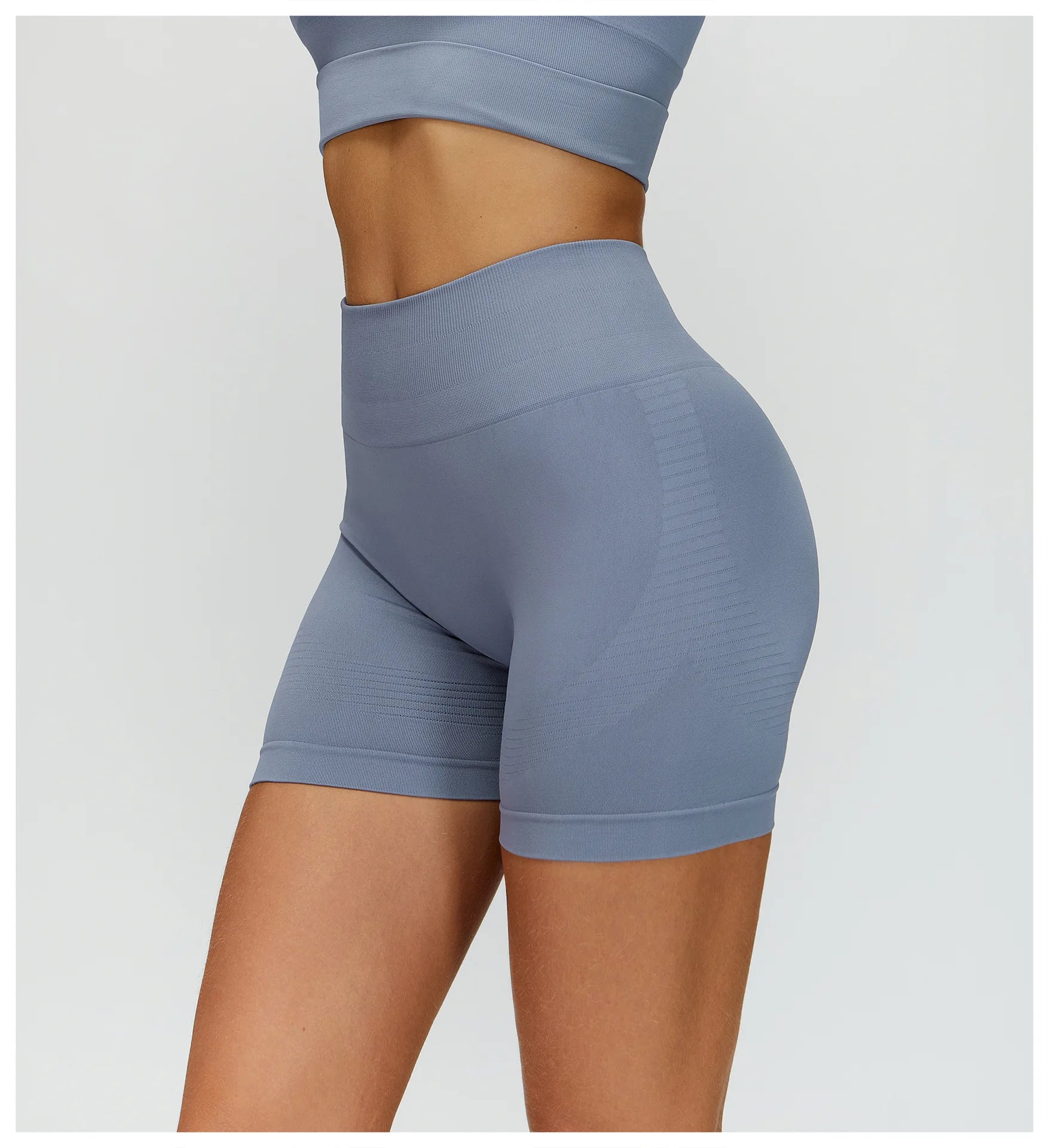 Seamless Yoga Shorts Women High Waist Workout Shorts Lift Butt Fitness Pants Sportswear Fitness Push Up Yoga Gym Running Short