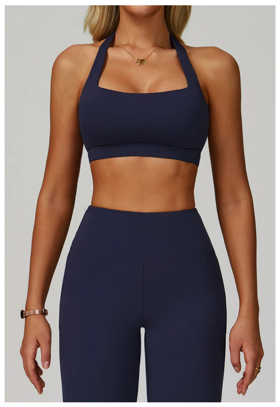 Women Fitness Yoga Bras Race Back Sports Underwear Hanging Neck Bra Women Breathable Underwear For Women Gym High Strength Top